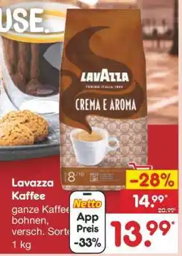Netto Marken-Discount Lavazza Kaffee Angebot
