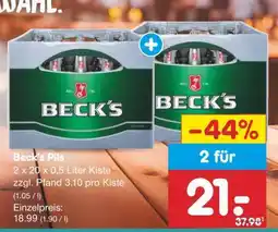 Netto Marken-Discount Beck's Pils Angebot