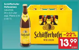 Netto Marken-Discount Schöfferhofer Hefeweizen Angebot