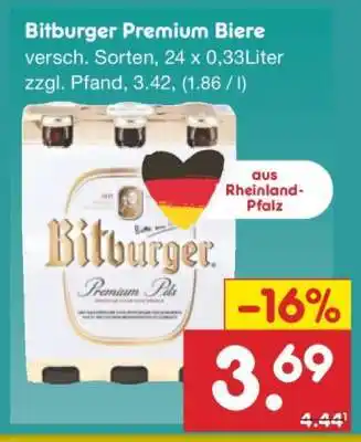 Netto Marken-Discount Bitburger Premium Biere Angebot