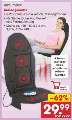 Netto Marken-Discount Massagematte Angebot