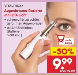 Netto Marken-Discount Augenbrauen-Rasierer mit LED-Licht Angebot