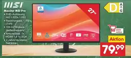 Netto Marken-Discount Monitor MSI Pro Angebot