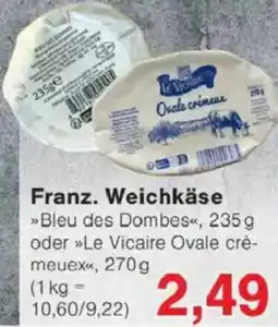 Jawoll Franz. Weichkäse Angebot