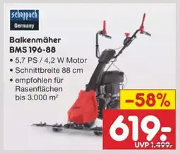 Netto Marken-Discount Balkenmäher BMS 196-88 Angebot