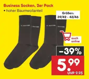 Netto Marken-Discount Business Socken, 2er Pack Angebot