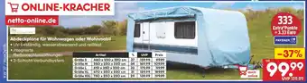Netto Marken-Discount Abdeckplane für Wohnwagen oder Wohnmobil Angebot