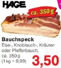 Jawoll Bauchspeck Angebot