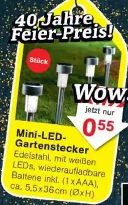 Jawoll Mini-LED- Gartenstecker Angebot