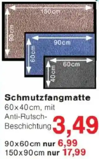 Jawoll Schmutzfangmatte Angebot
