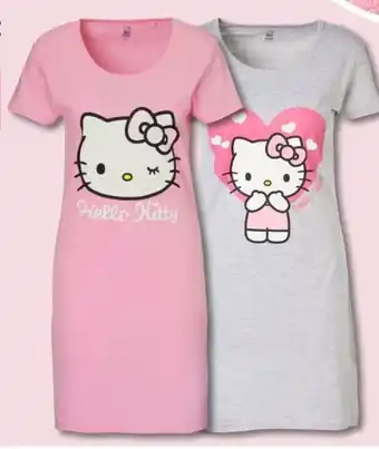 Woolworth Sanrio Hello Kitty Damen Bigshirt Angebot