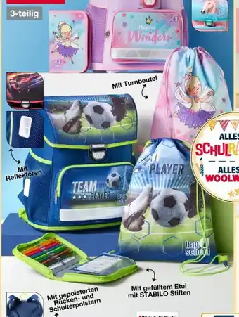 Woolworth Bag2School Schulranzen-Set Angebot