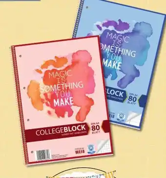 Woolworth Collegeblock Angebot