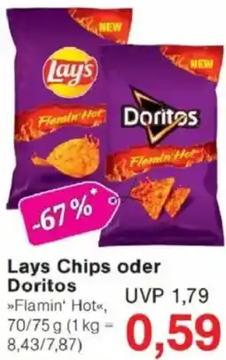 Jawoll Lays Chips oder Doritos Angebot