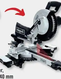 B1 Discount Baumarkt Scheppach Kapp- Zugsäge MST 254 Black Edition Angebot