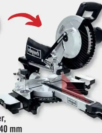 B1 Discount Baumarkt Scheppach Kapp- Zugsäge MST 254 Black Edition Angebot