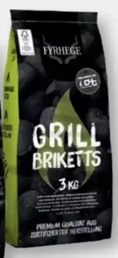 B1 Discount Baumarkt Fyrhege Grill-Holzkohlebriketts Angebot