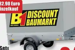 B1 Discount Baumarkt B1 PKW Anhänger Komplett-Set Angebot