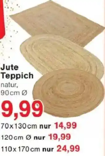 Jawoll Jute Teppich Angebot