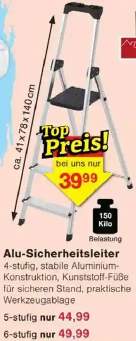 Jawoll Alu-Sicherheitsleiter Angebot