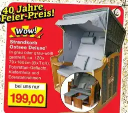 Jawoll Strandkorb Ostsee Deluxe Angebot