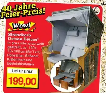 Jawoll Strandkorb Ostsee Deluxe Angebot
