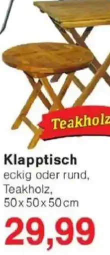 Jawoll Klapptisch Angebot