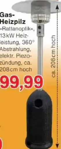 Jawoll Gas- Heizpilz Angebot