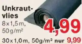 Jawoll Unkrautvlies Angebot