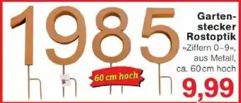 Jawoll Gartenstecker Rostoptik Angebot