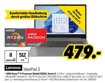 MEDIMAX Lenovo ideapad 3 Angebot