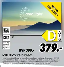MEDIMAX Philips 55pus8009/12 Angebot