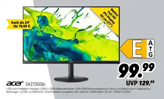 MEDIMAX Acer sa273gobi Angebot