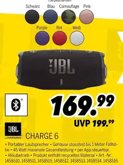 MEDIMAX Jbl charge 6 Angebot