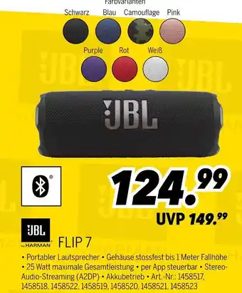MEDIMAX Jbl flip 7 Angebot