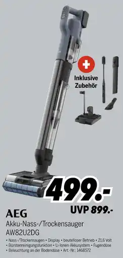 MEDIMAX Aeg akku-nass-/trockensauger aw82u2dg Angebot