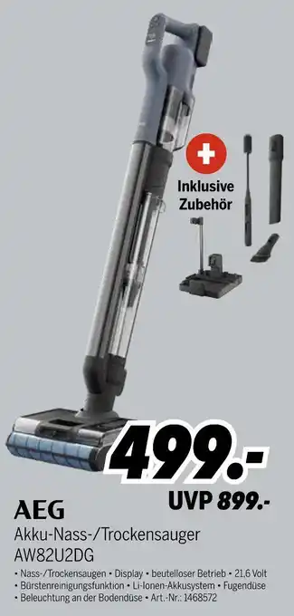 MEDIMAX Aeg akku-nass-/trockensauger aw82u2dg Angebot