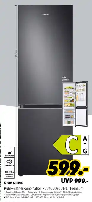 MEDIMAX Samsung kühl-/gefrierkombination rb34c602cb1/ef premium Angebot