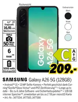 MEDIMAX Samsung galaxy a26 5g (128gb) - black Angebot