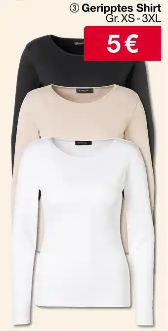 Woolworth Geripptes shirt Angebot