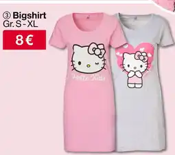 Woolworth Hello kitty bigshirt Angebot