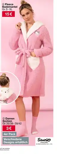 Woolworth Fleece bademantel Angebot