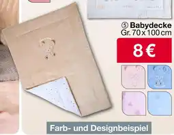 Woolworth Babydecke Angebot