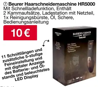 Woolworth Beurer haarschneidemaschine hr5000 Angebot