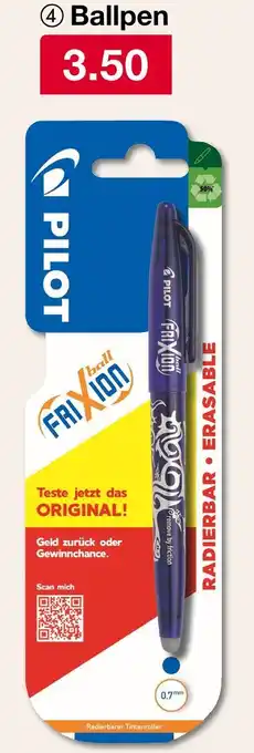 Woolworth Pilot ballpen Angebot