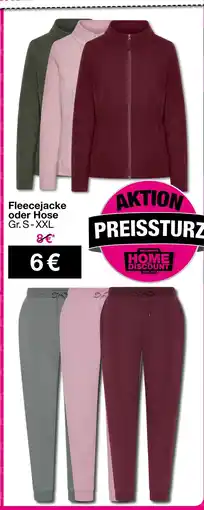 Woolworth Fleecejacke oder hose Angebot