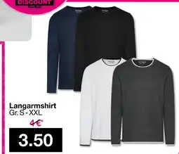 Woolworth Basics langarmshirt Angebot