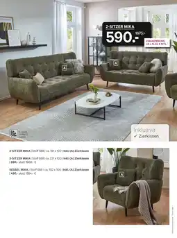 Kabs Polsterwelt 2-sitzer mika Angebot