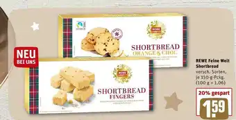 REWE Rewe feine welt shortbread Angebot