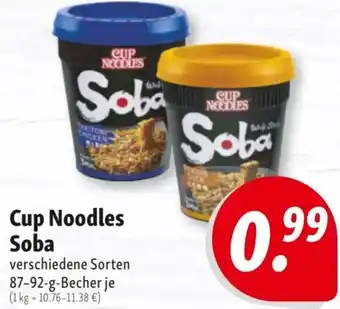 Nah & Frisch Cup Noodles Soba Angebot